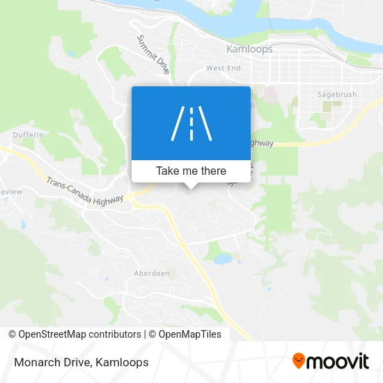 Monarch Drive map