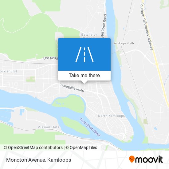 Moncton Avenue map