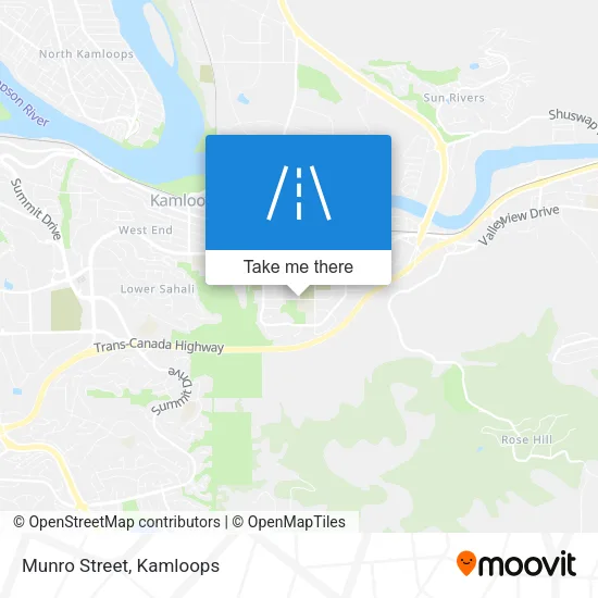 Munro Street map