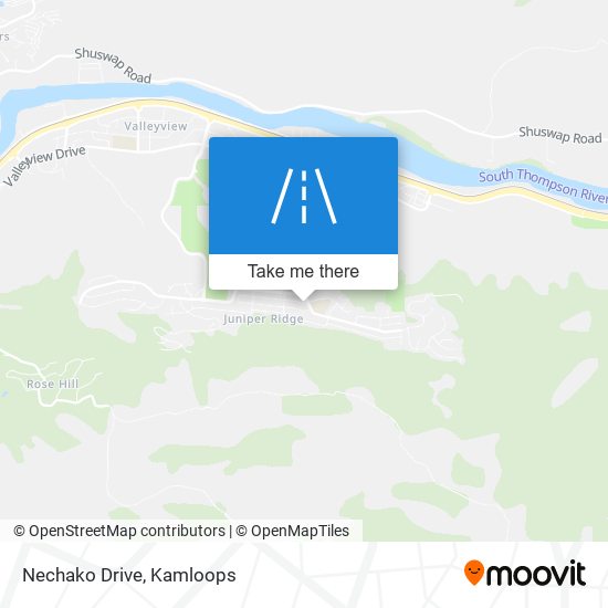 Nechako Drive map