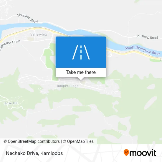 Nechako Drive map