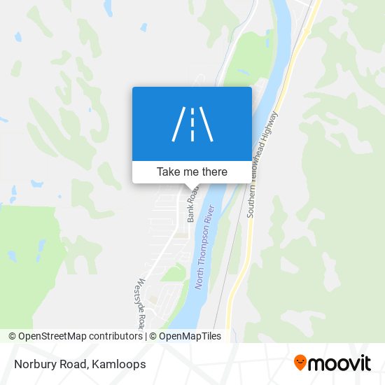 Norbury Road map