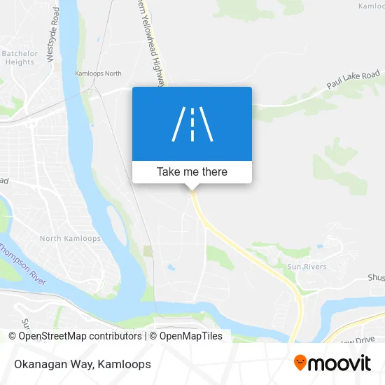 Okanagan Way map