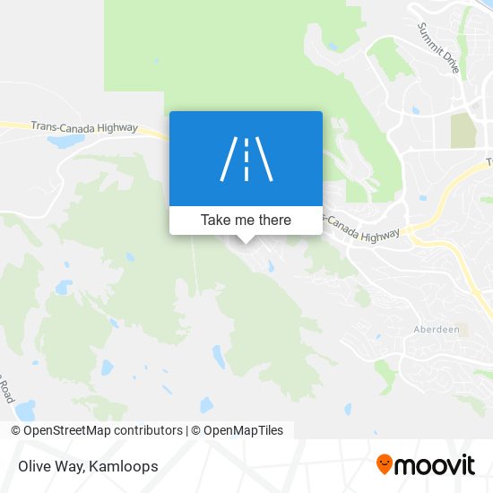 Olive Way map