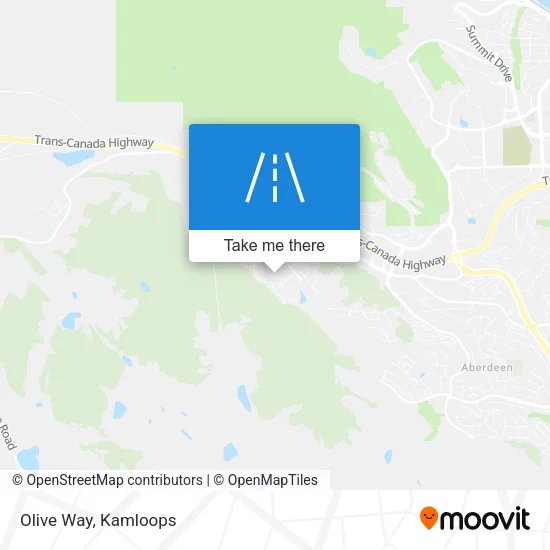 Olive Way map
