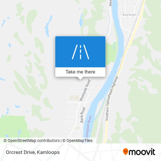 Orcrest Drive map