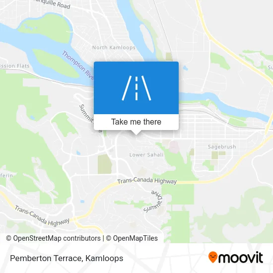 Pemberton Terrace map