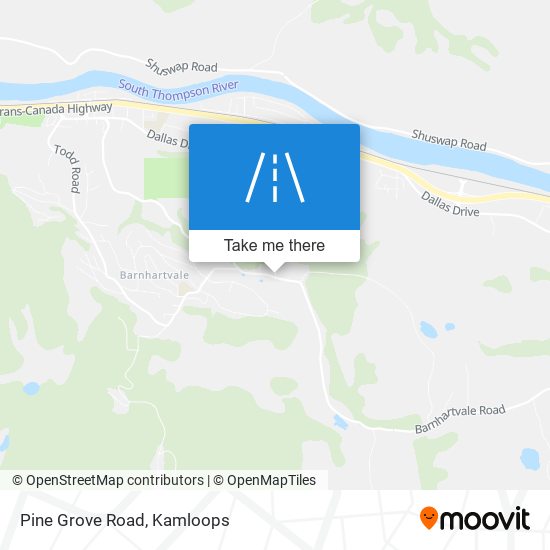 Pine Grove Road map