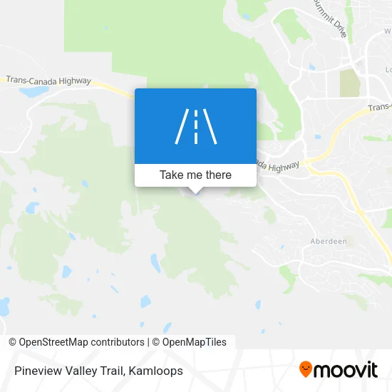 Pineview Valley Trail map