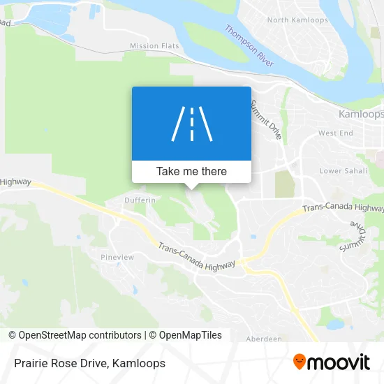 Prairie Rose Drive map