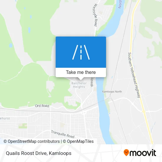 Quails Roost Drive map