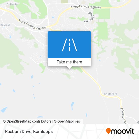 Raeburn Drive map