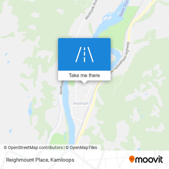 Reighmount Place map