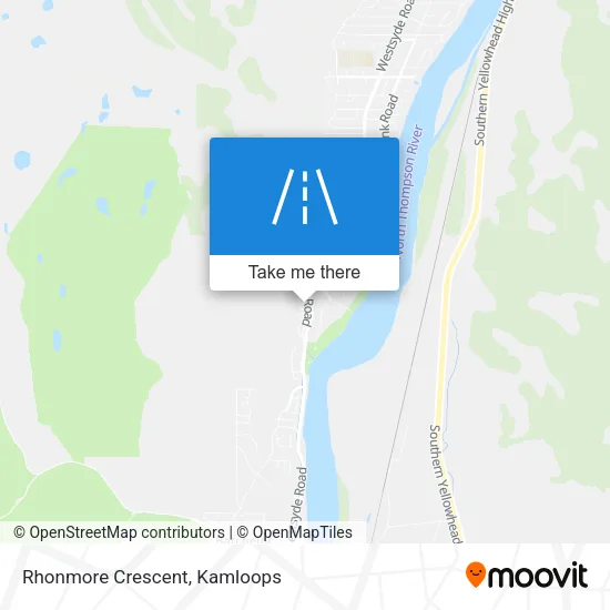 Rhonmore Crescent map