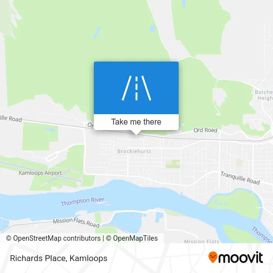 Richards Place map