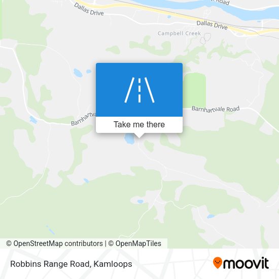 Robbins Range Road map