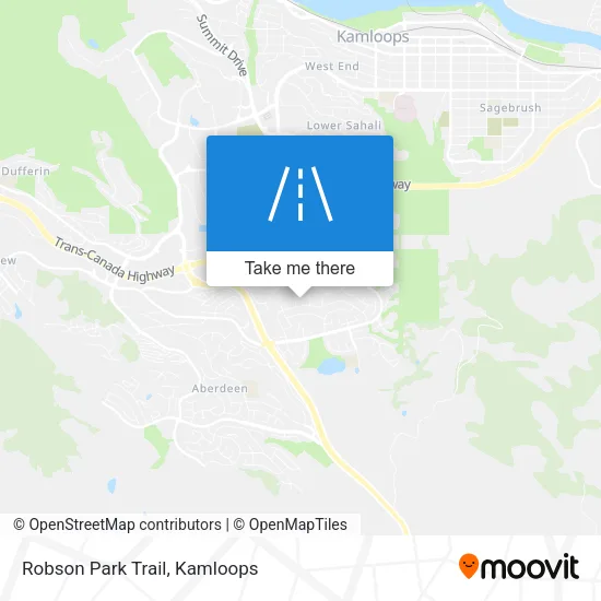 Robson Park Trail map