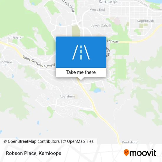 Robson Place map