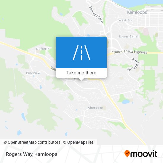 Rogers Way map