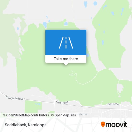 Saddleback map