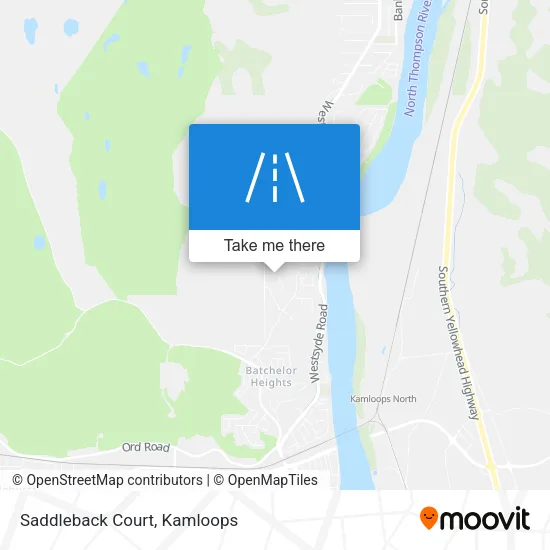 Saddleback Court map