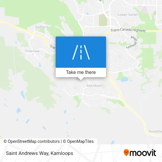 Saint Andrews Way map