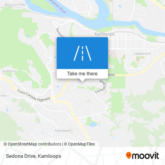 Sedona Drive map