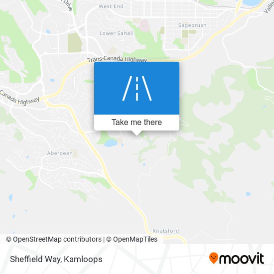 Sheffield Way map