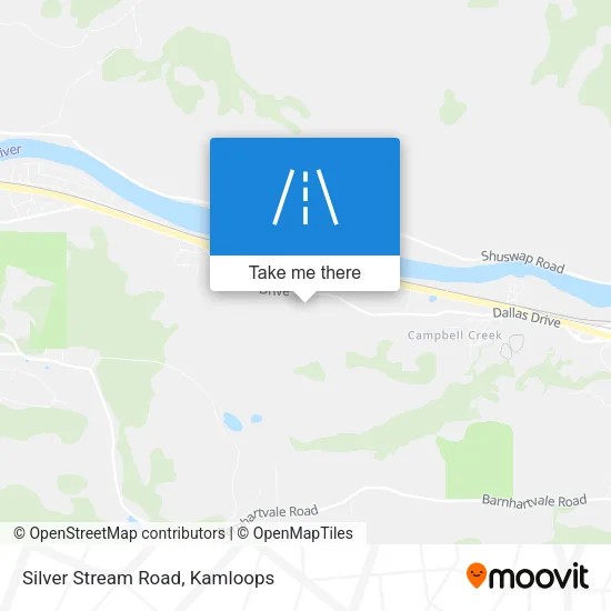 Silver Stream Road map