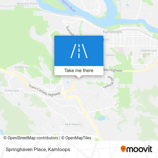 Springhaven Place map