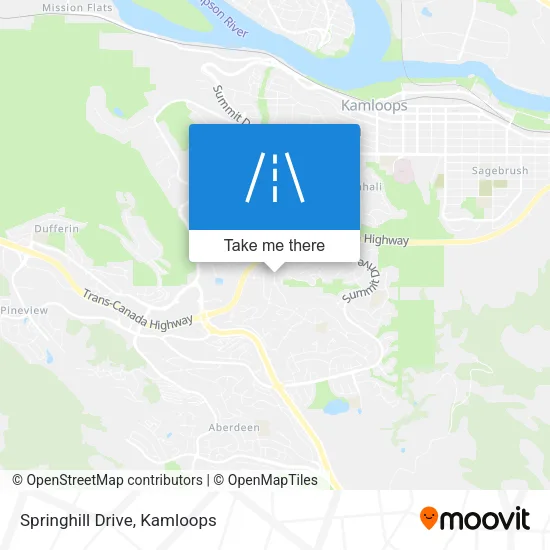 Springhill Drive map
