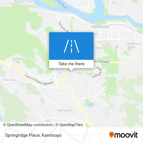Springridge Place map