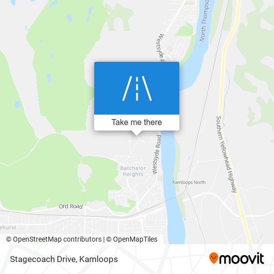 Stagecoach Drive map