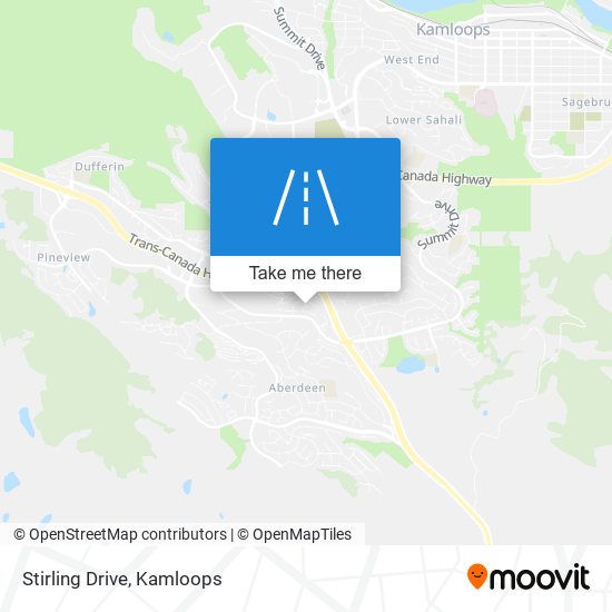 Stirling Drive map