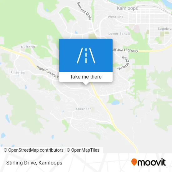 Stirling Drive map