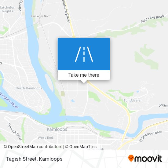 Tagish Street map
