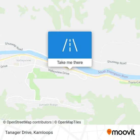 Tanager Drive map