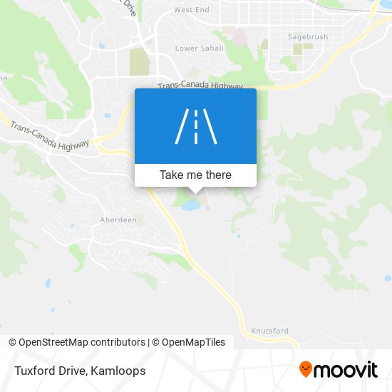Tuxford Drive map
