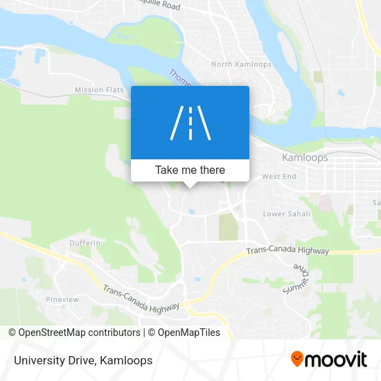 University Drive map