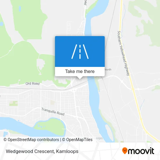 Wedgewood Crescent map