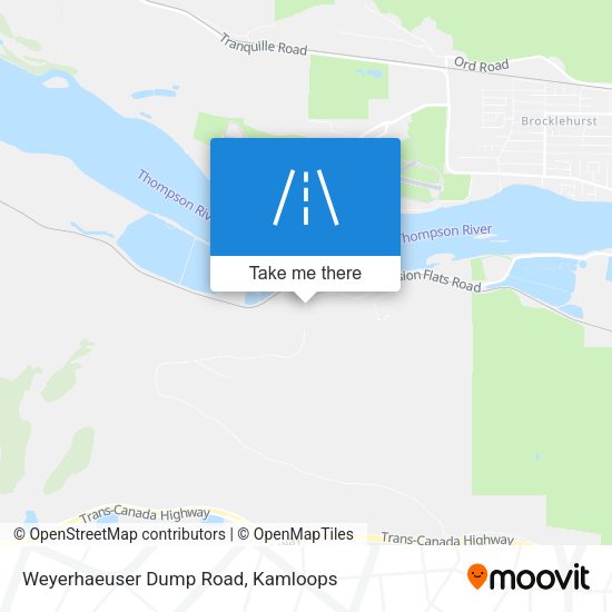 Weyerhaeuser Dump Road map
