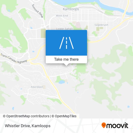 Whistler Drive map