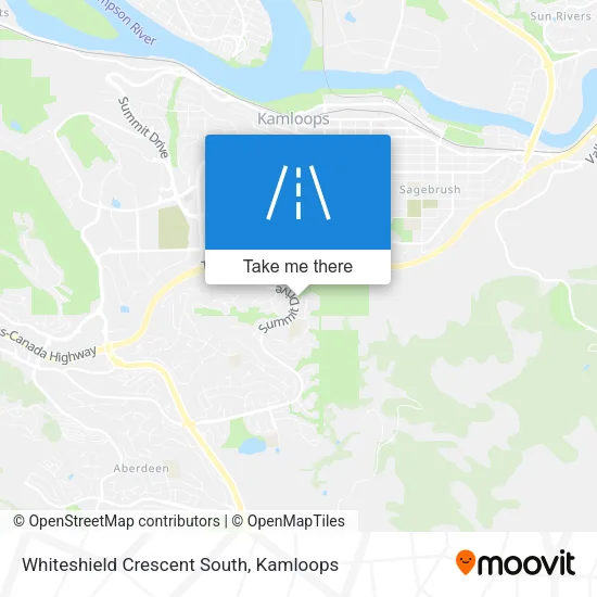 Whiteshield Crescent South map