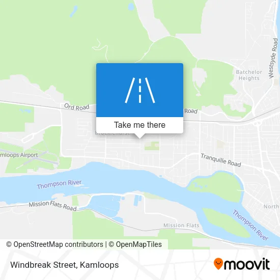 Windbreak Street map