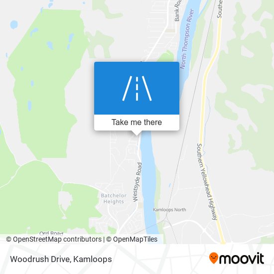 Woodrush Drive map