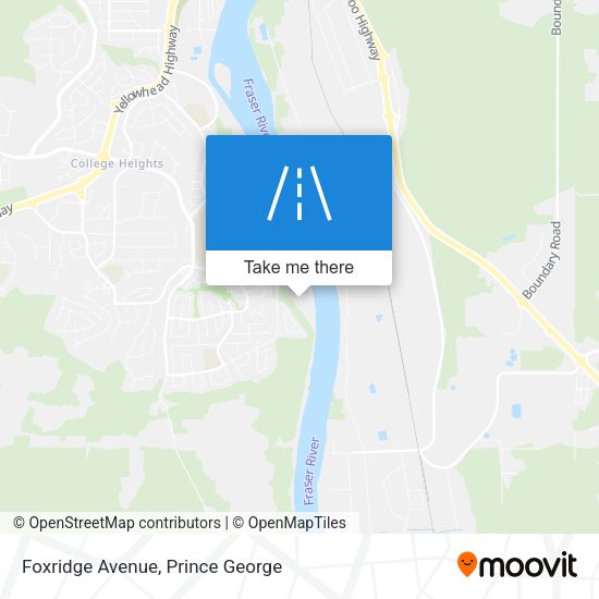 Foxridge Avenue map