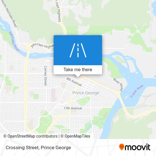 Crossing Street map