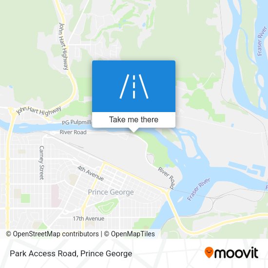 Park Access Road plan