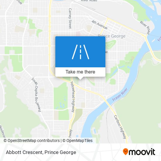 Abbott Crescent map