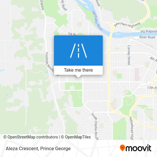 Aleza Crescent map